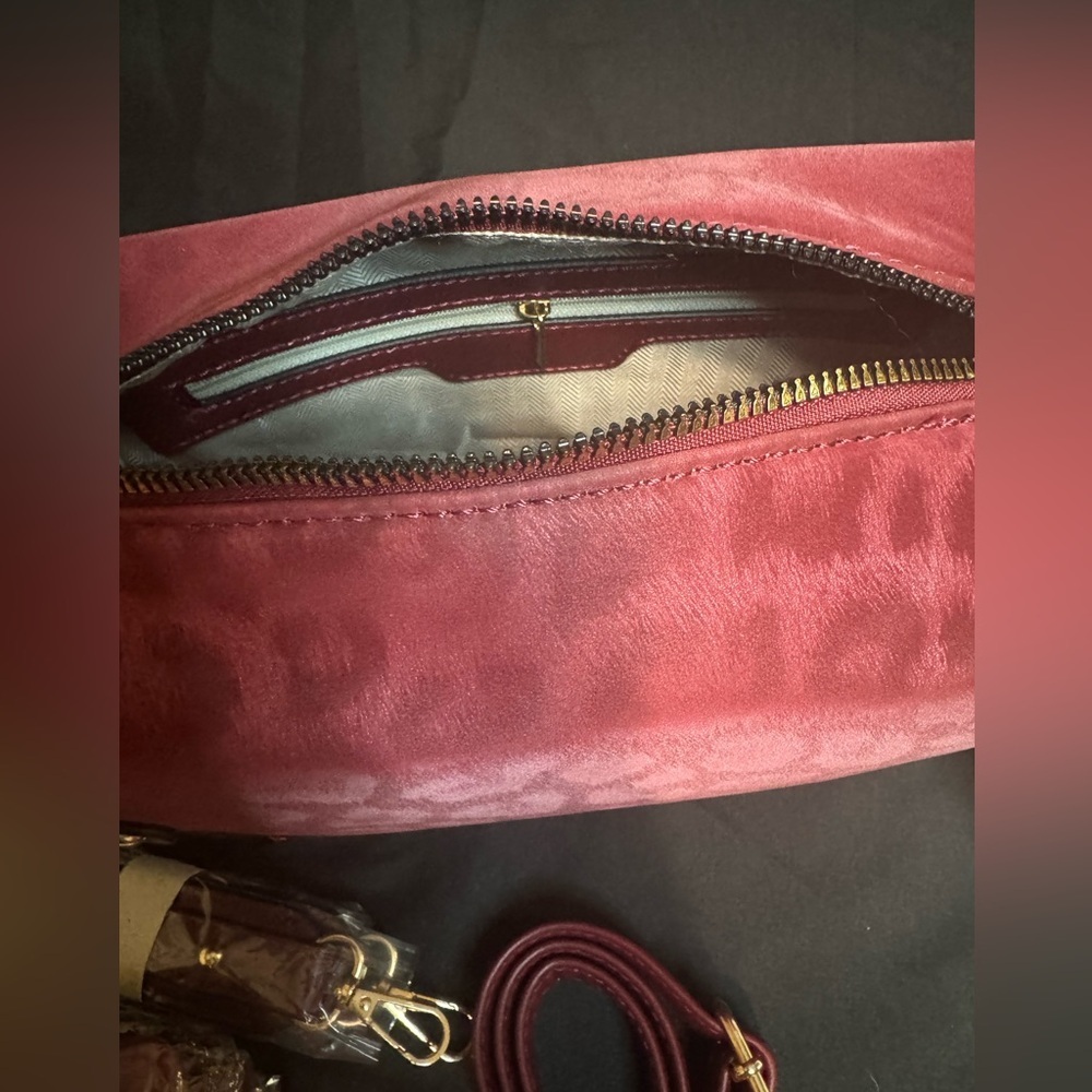 Stylish Red Leopard Print Women's Bag - Picture 8 of 8